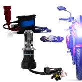 KIT BI XÊNON P\ MOTOS H4-3 6000-8000K REATOR SLIN H4